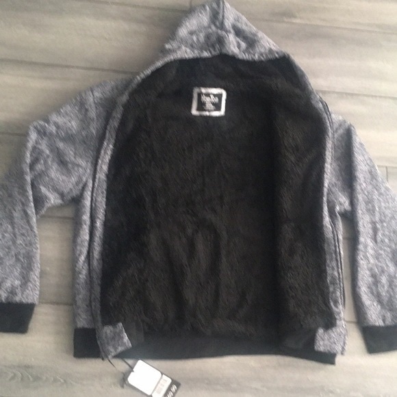 HAN TON Mens Size 2XL Winter/Spring Hoodie Sweatshirt Coat Jacket Warm Outwear - Picture 4 of 8